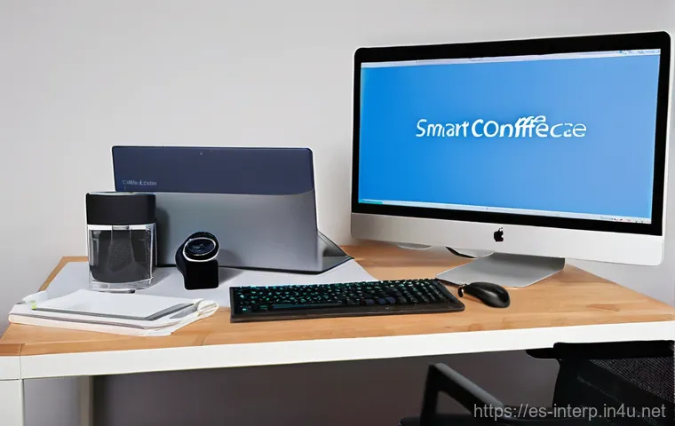 국제통역사 업무별 능력 향상 - **Prompt:** A focused professional interpreter, appearing to be in their late 30s to early 40s, work...