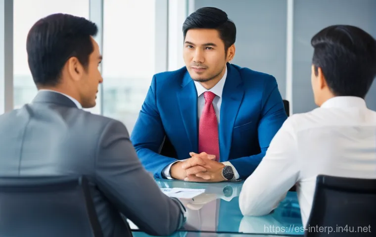 국제통역사 대학교 전공 선택 - **Prompt:** A diverse female interpreter (e.g., of Latina descent) in her late 20s or early 30s, pro...