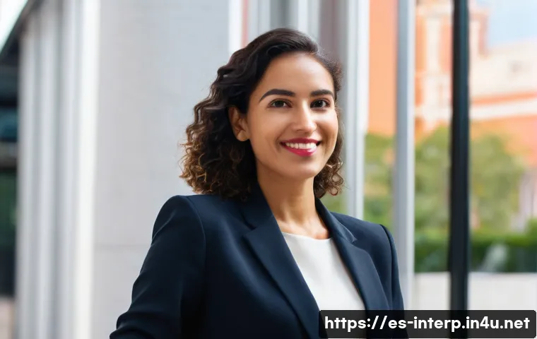 국제통역사 자격증 취득 후의 경로 - **Prompt 1: Early Career Interpreter Networking Event**
    A vibrant and professional image of a co...